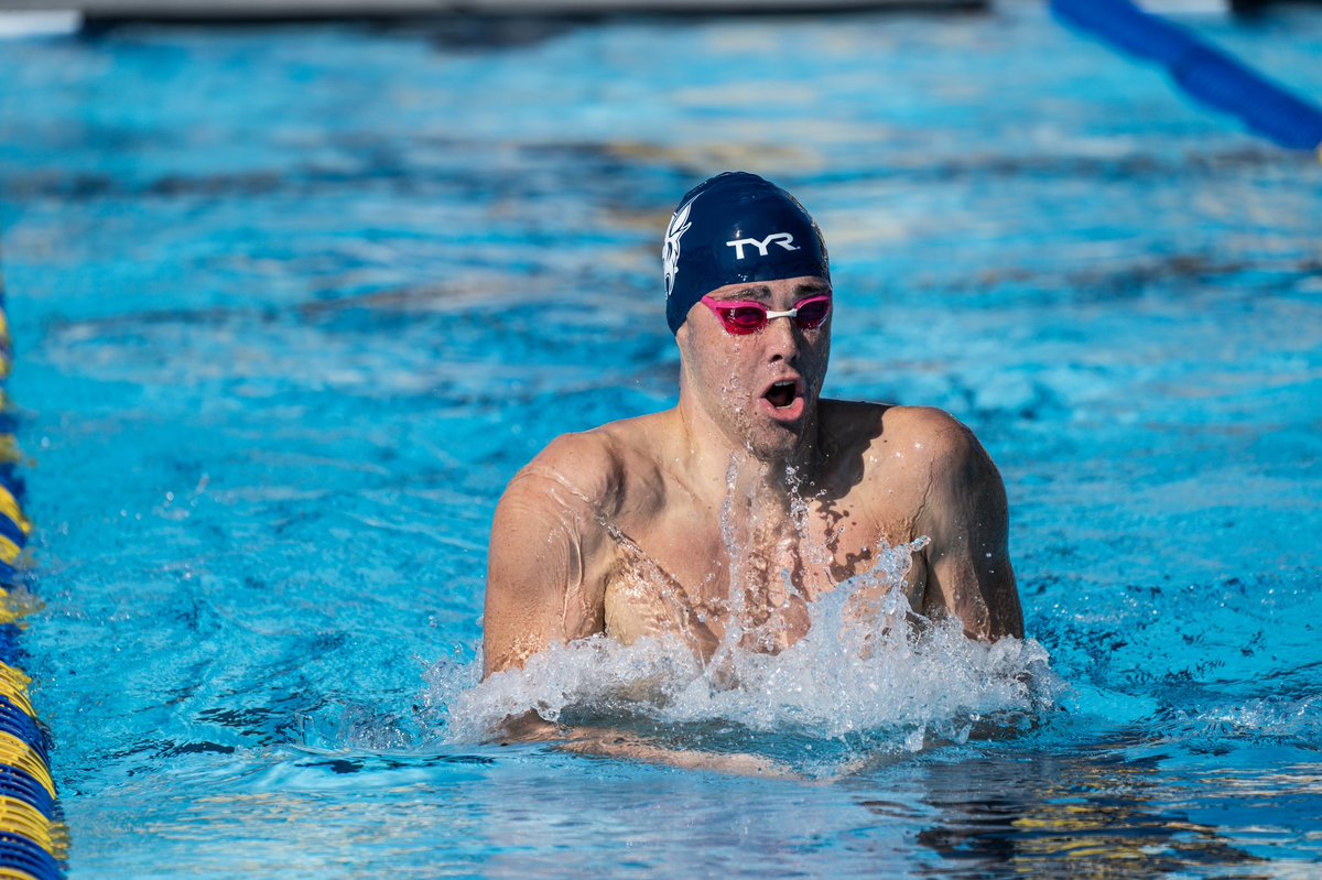 STU_Athletics's tweet photo. 🚨 BREAKING NEWS 🚨

Inigo Marina becomes the first National Champion in school history!

.@STU_Swimming’s freshmen from Malaga, Spain takes home the gold in the Men’s 200-yard Breast!

#STULimitless // #GoBobcats https://t.co/23A4aOJ1ve
