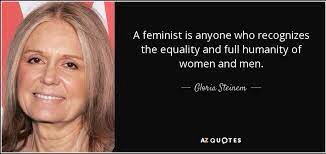 Tkarera's tweet photo. โA #feminist is anyone who recognizes the #equality and #fullhumanity of #women and #men.โ โ #GloriaSteinem
#Quote
@GloriaSteinem
#WomensHistoryMonth
#ThinkBIGSundayWithMarsha https://t.co/vd55VMQIvH