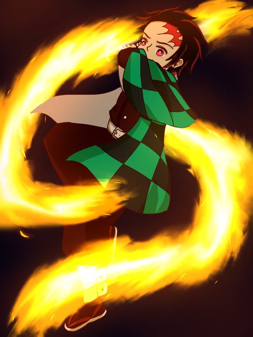 ヒノカミ神楽のtwitterイラスト検索結果 古い順