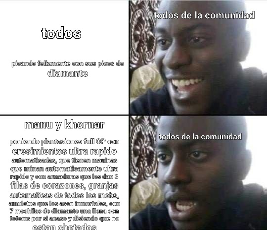 NoeJeovani's tweet photo. Literalmente @Manucrafting y @TheKhornar https://t.co/oV7WIqmoOt