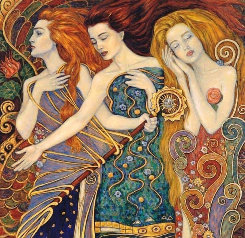 AnnetteACaton's tweet image. Irina Vitalievna Karkabi
Three Women 
Born in 1960, in Kharkov, Ukraine
irinakarkabi.com
Karkabi is a contemporary Ukrainian artist. Her parents are scientists. Graduate of Academy of Fine Arts in Saint Petersburg-Russia, 1982

#womenshistorymonth #istandwithukraine 🇺🇦