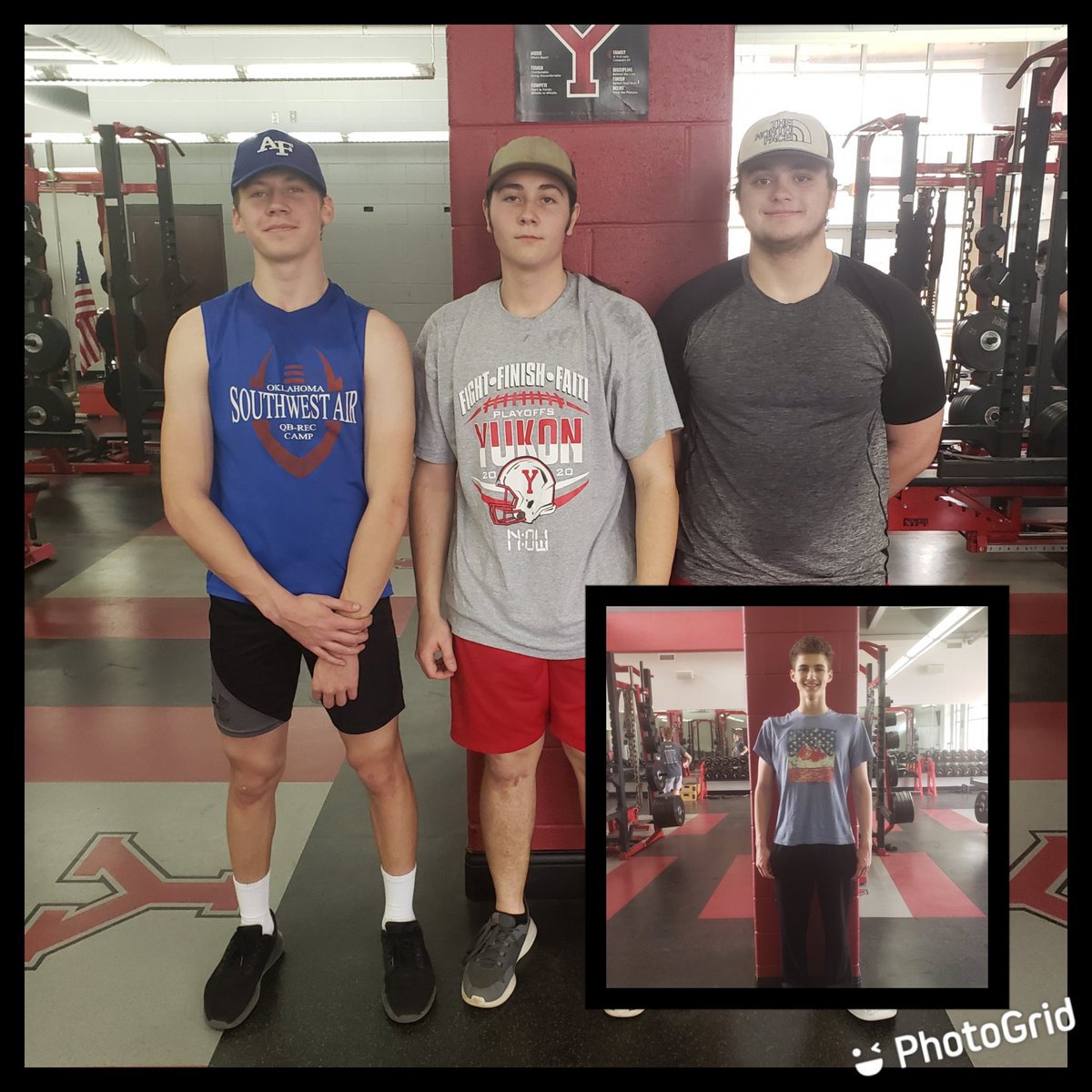 pcWEOVERme's tweet photo. BIG SHOUTOUT to Zach Dillon Ethan and Jonathan your Stars of the week for @MillersFB !!! It was the BEST week yet!!! Consistency comes from staying in the moment! #pctrained #pcWEoverme #yukonsbest https://t.co/3lGhAf4hrG