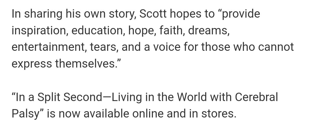 kylenscottca's tweet photo. I am truly grateful for the support I have received from Hamilton-Wentworth Catholic District School Board (HWCDSB) for posting my memoir on the school website.
#cpworldwide
#cpawareness
#hwcdsb
#STA
#STM https://t.co/rRvGzWBUg8
