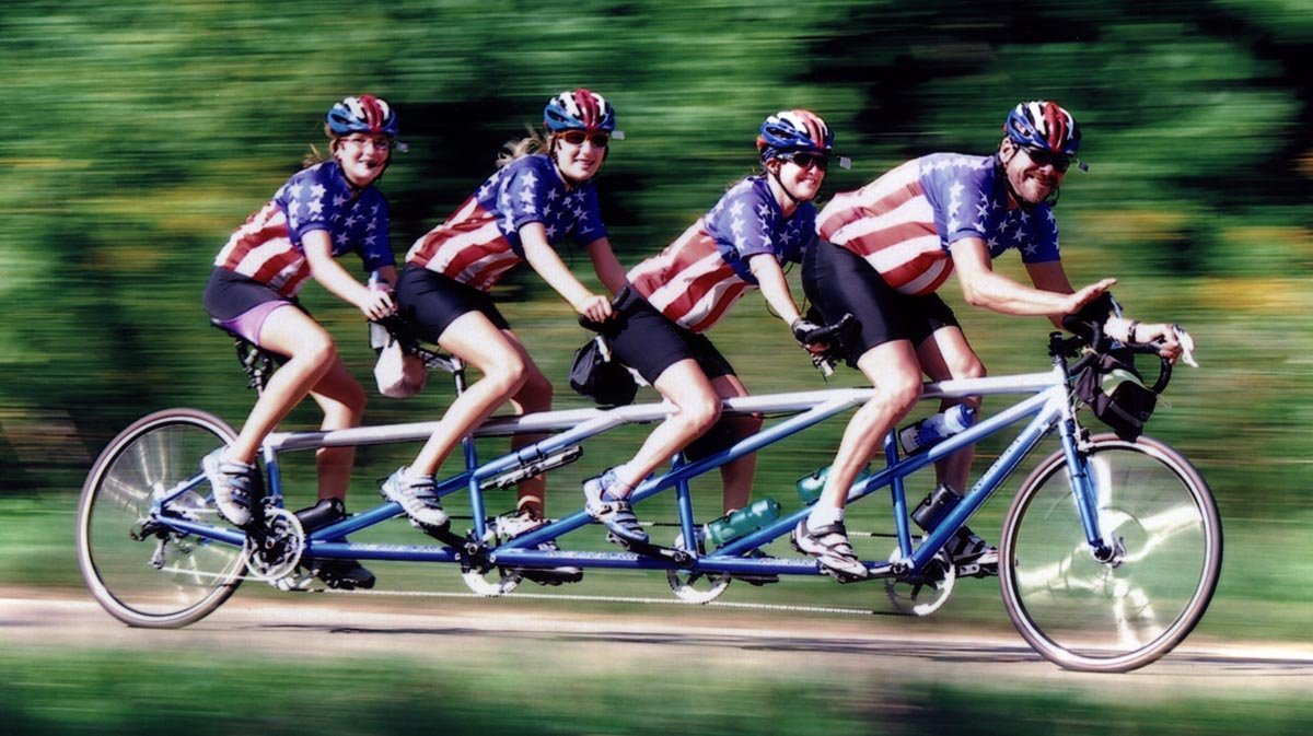 invest in a 4 man tandem bicycle 