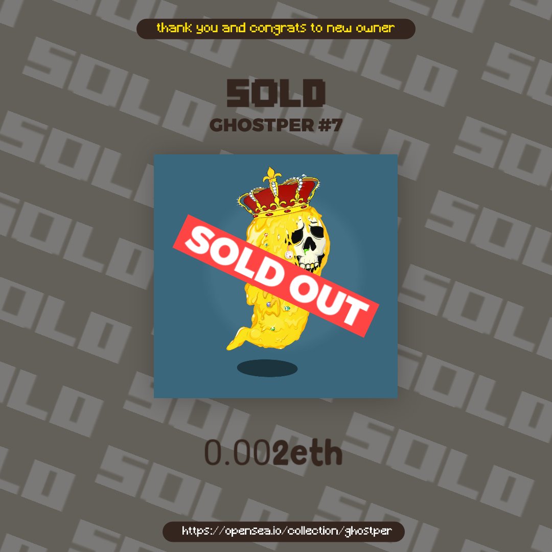 Wohoooo~~

#NFT #NFTs #OpenSeaNFT