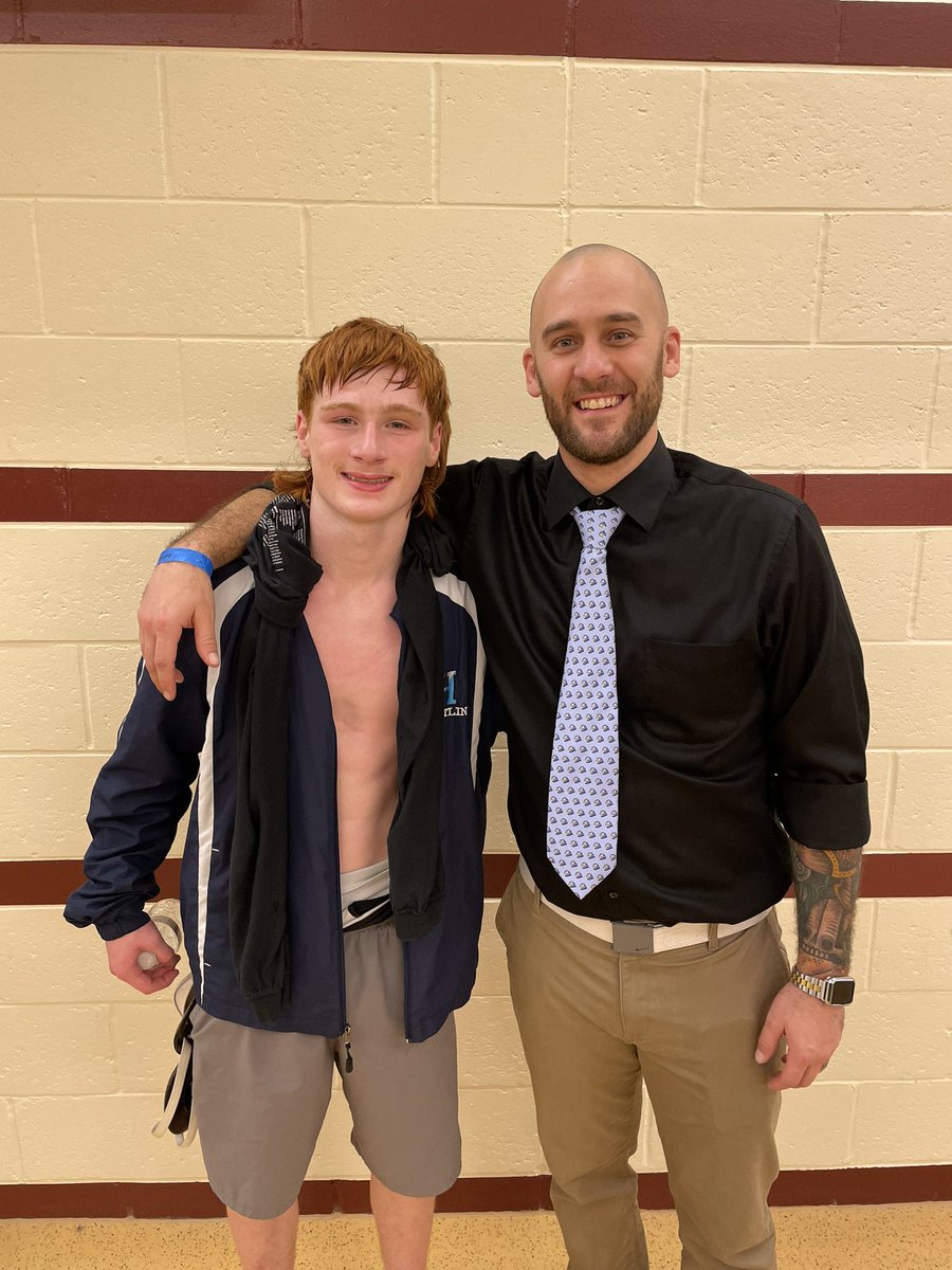 Congrats again to Xavier Maccherone (126) for finishing out an outstanding season! Hard work, insane improvement, and a strong heart!! #LionPride