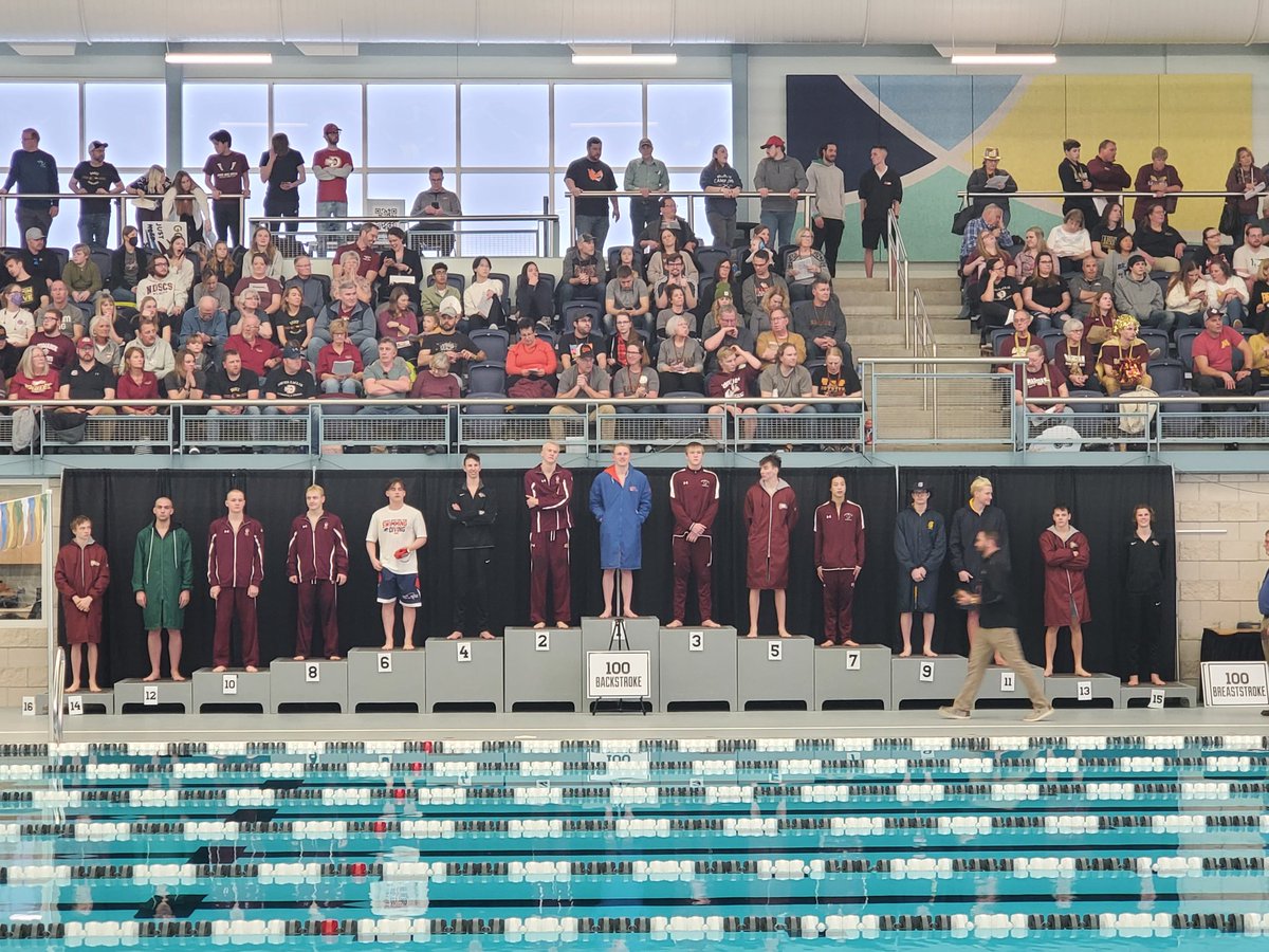 WFSSwimDive's tweet photo. Vaughn does it again as State Champion in the 100 Back!!! #LetsGoMustangs #sheyenne #HAC https://t.co/2upXUND8xU