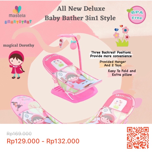 Baby Bather / Kursi Duduk Mandi - 3in1 Styles dengan potongan 24%! Hanya Rp129.000 - Rp132.000 🔗 shp.ee/472r3fp #ShopeeID #shopeehaul