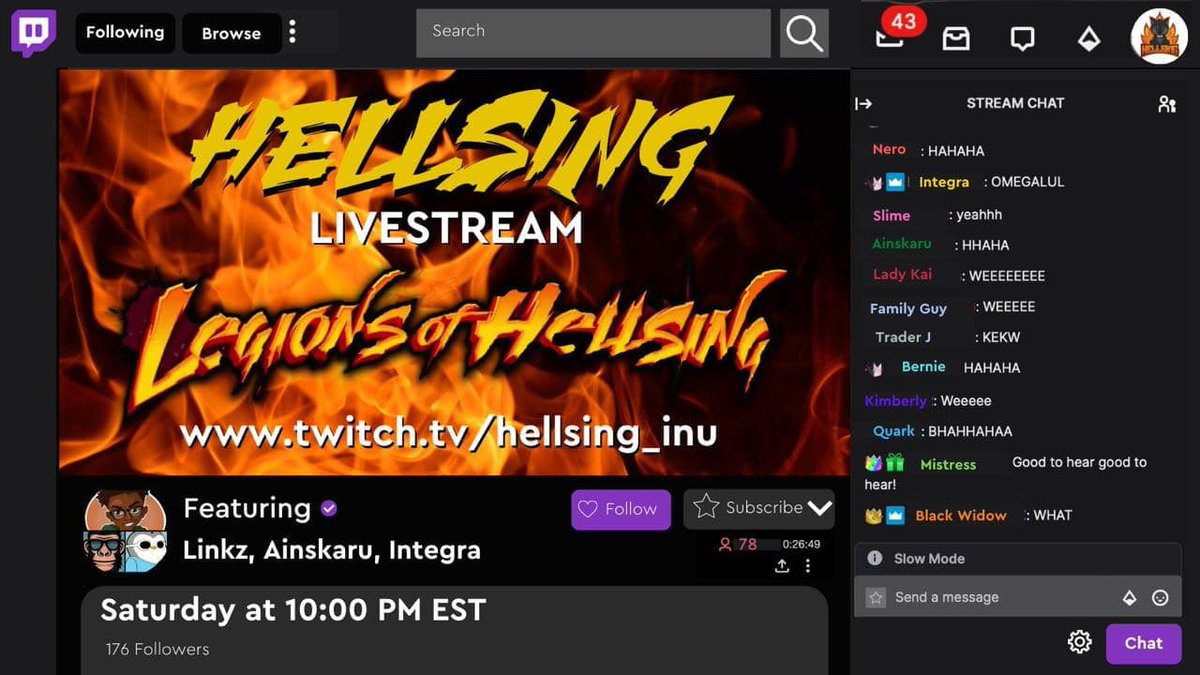 Ainskaru's tweet photo. Tonight’s the night. Come join the twitch stream :) link in the photo. #crypto #gaming #demo #alpha #LOH #LEGIONS #WEHELLISH https://t.co/t4Sqy5L0X9