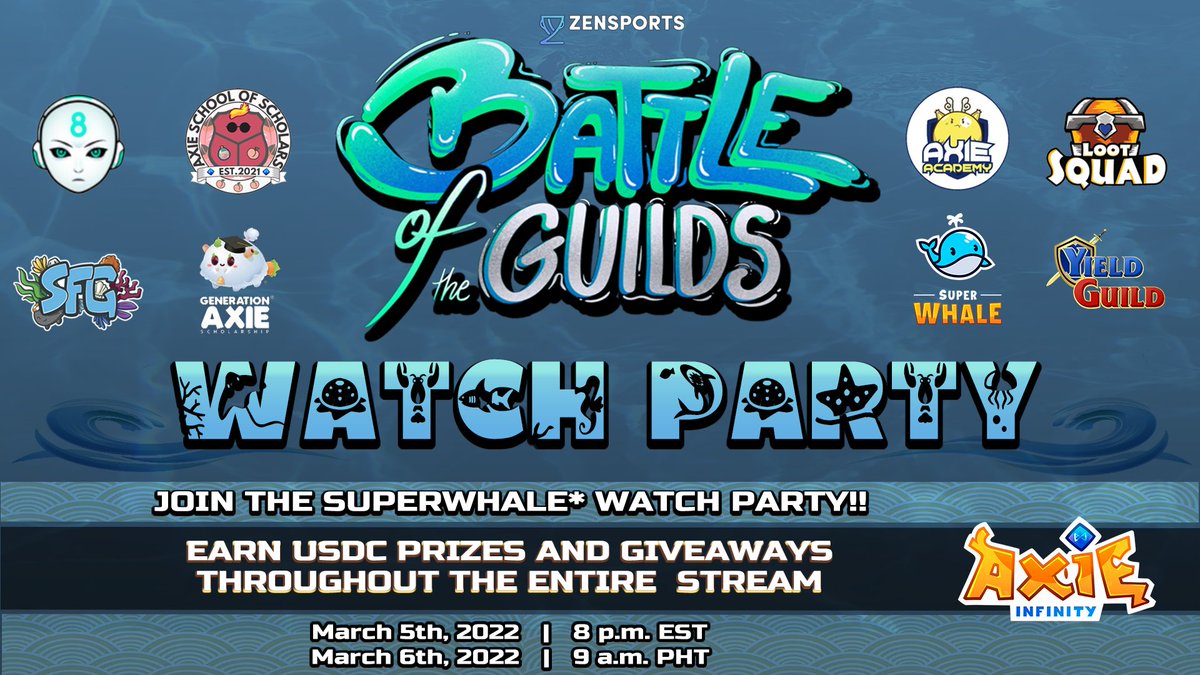 ayoooosean's tweet photo. Live Now hosting @zensports Battle of the Guilds Watch Party! Will be running games and having USDC Prizes + more all stream! Pull up! @SuperWhale_ WILL WIN!

https://t.co/beKQghztWu https://t.co/a3mlabBPE0