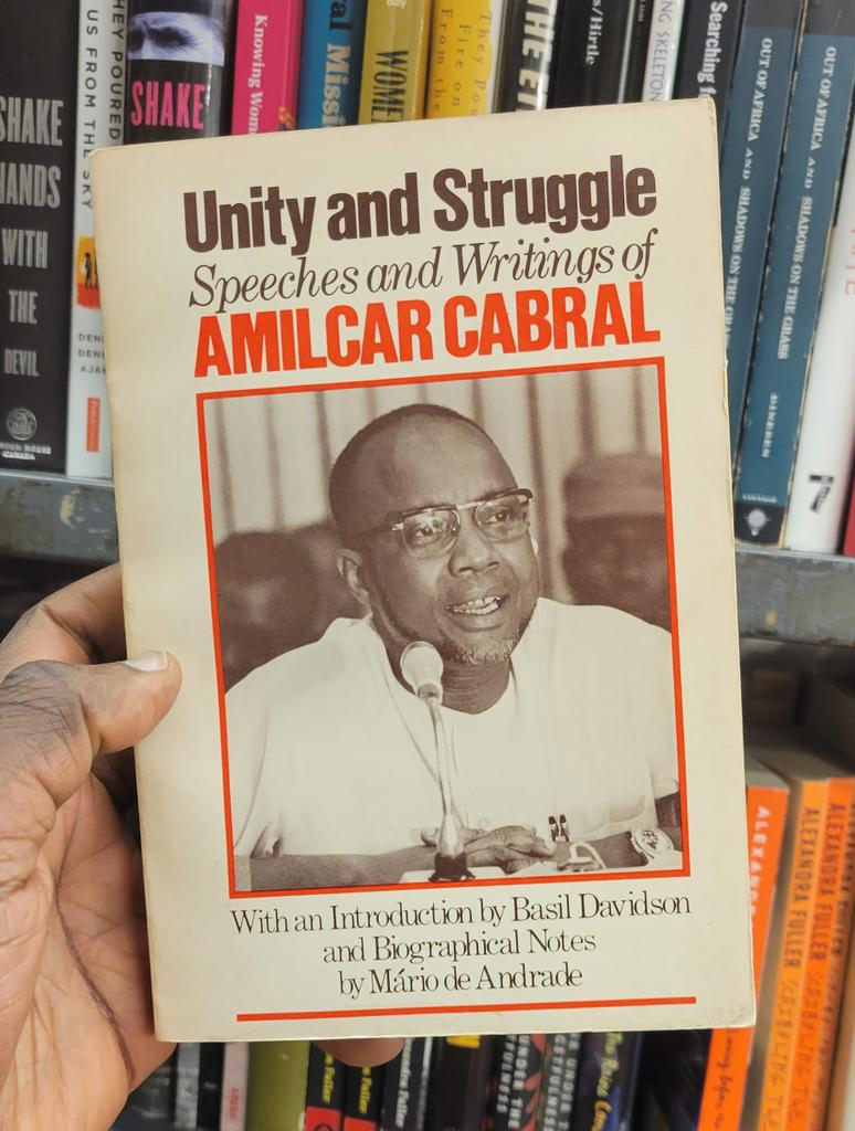 allimadi's tweet photo. My lucky day. On my way home I decided to stop by my favorite NYC Bookstore #STRAND @strandbookstore & found this #AmilcarCabral classic #UnityAndStruggle. I lost my copy a couple of years ago https://t.co/CmAx4eVaVN