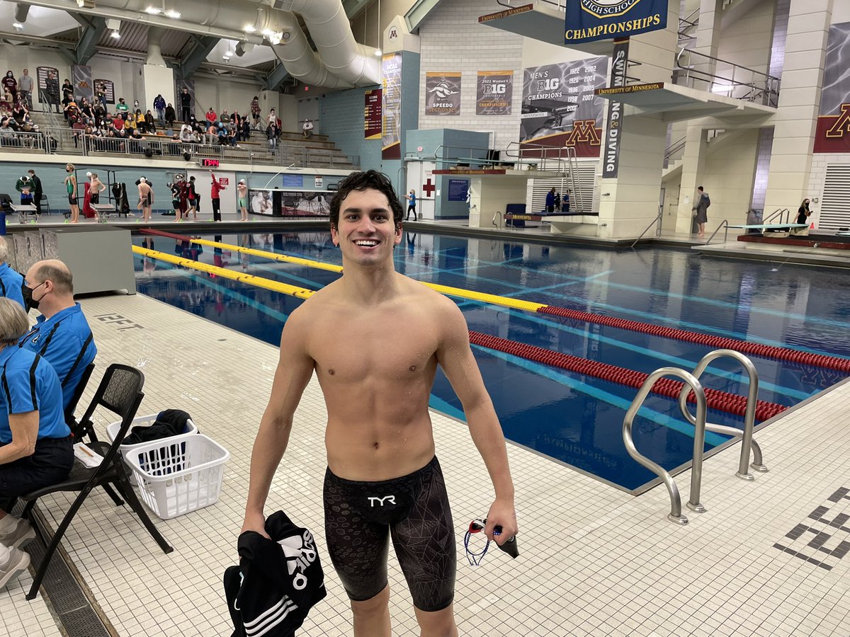 WaconiaSwim's tweet photo. Winner of the consolation final and 9th place overall for Senior Sam Sinclair. New school record too! This event caps off an awesome high school career for Sam! https://t.co/uePcsthG7d
