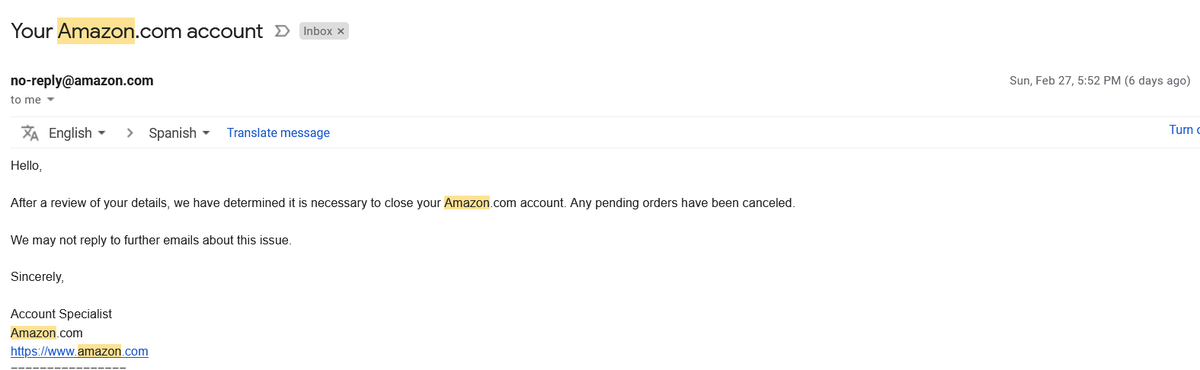 juanpabloma21's tweet photo. So far... an endless loop of the same emails with no real solution. Call support>get generic email asking documentation>"successfully summit documentation">get another email saying they didn't receive any documentation, also we are closing your account>Repeat #HELP #SOSamazon https://t.co/cIzV8W1AMD