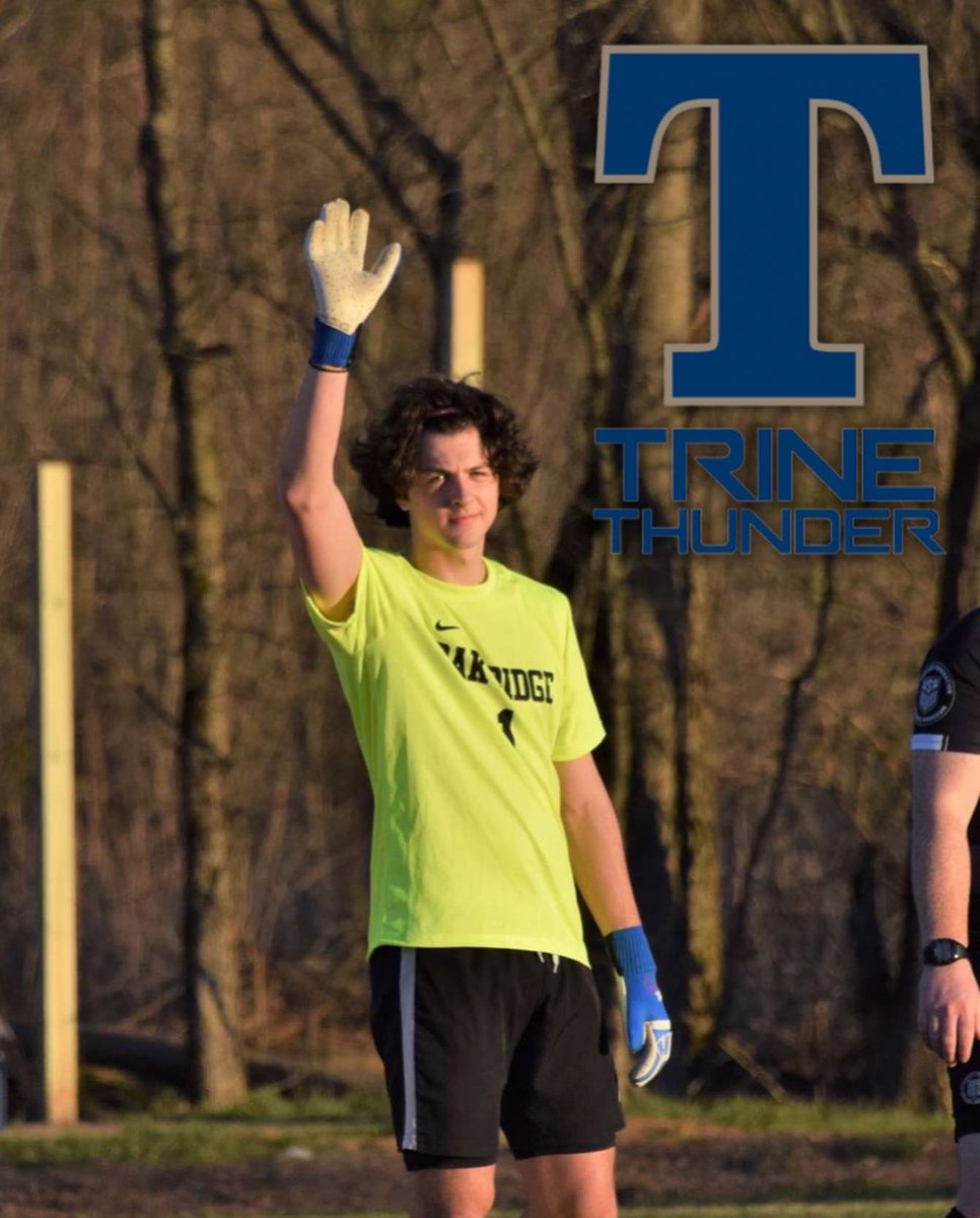 I would like to announce my commitment to further my academic and athletic career at Trine University. Go Thunder⚡️