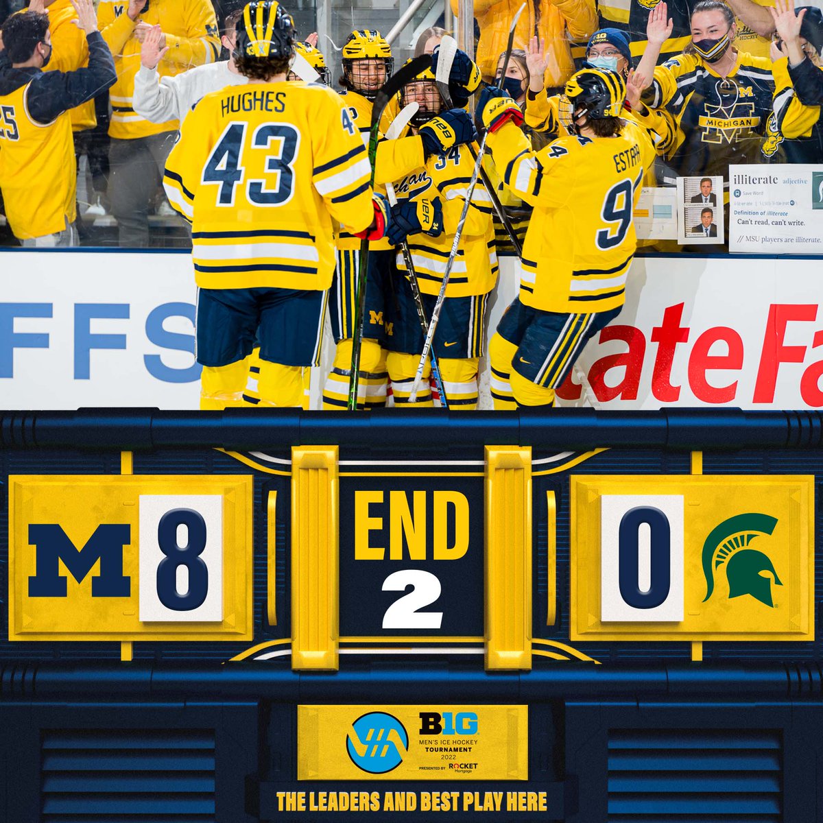 umichhockey's tweet photo. Feelin' ourselves tonight

#GoBlue〽️ https://t.co/y1XxGmHR4D
