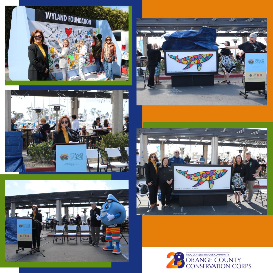 HireYouth's tweet photo. We are truly honored to celebrate the Dana Point Festival of Whales with our conservation partners from the Wyland Foundation! Thanks to our fellow partners we are excited to kickoff this water conservation project for Earth Month! 
.
.
#OcCorps #OceanCorps #StreamsofHope https://t.co/NTlhN1FlkX