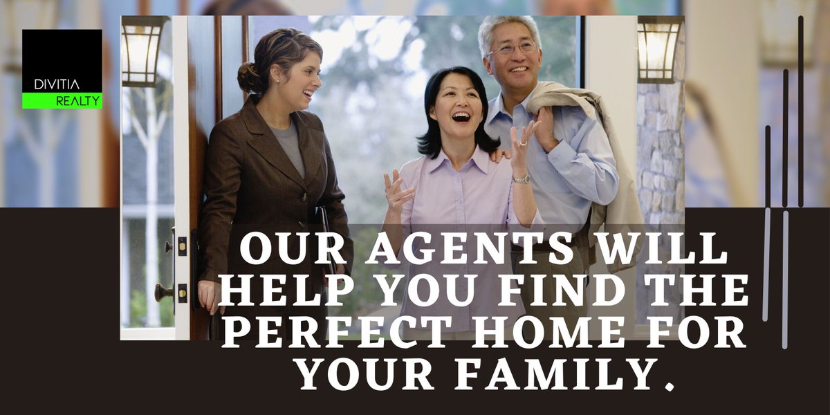 DivitiaRealty's tweet photo. Our agents will help you find the perfect home for your family. https://t.co/LhrMUdfiuj
