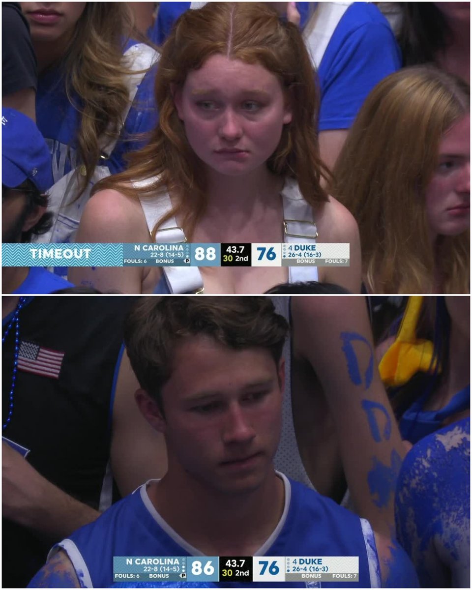 UNC SPOILS COACH K'S FINAL GAME AT CAMERON INDOOR 😱