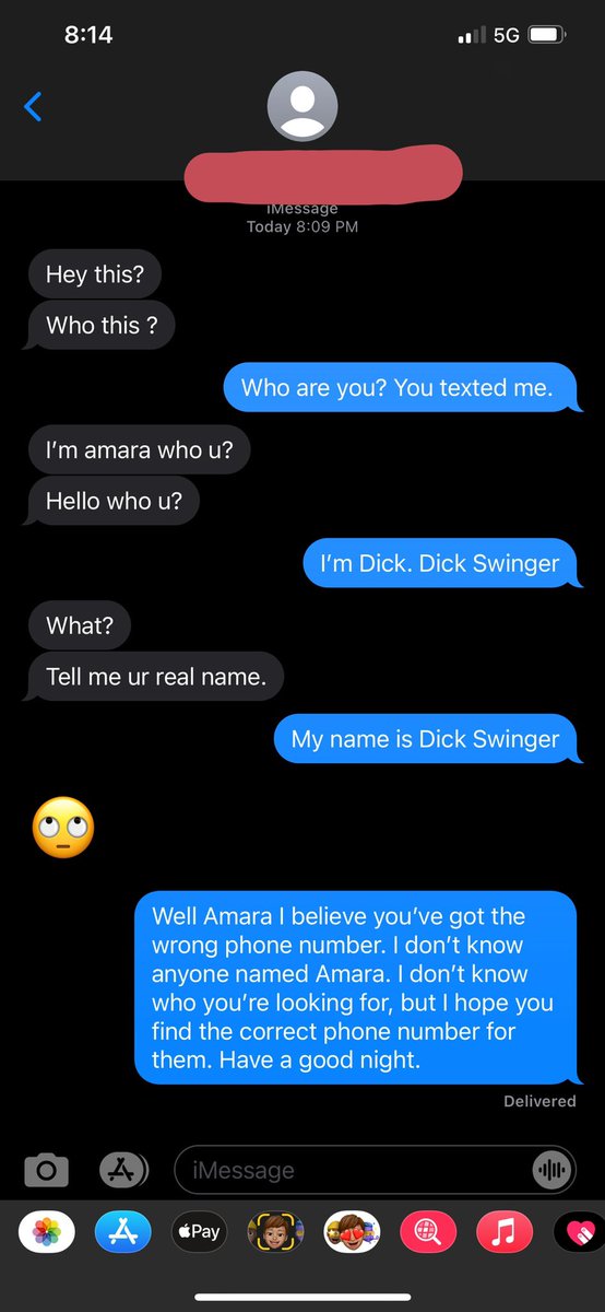 YCrackin's tweet image. I got a wrong number text a little while ago. I’m the one in blue. I think I’m pretty hilarious. Amara didn’t. 🤣
