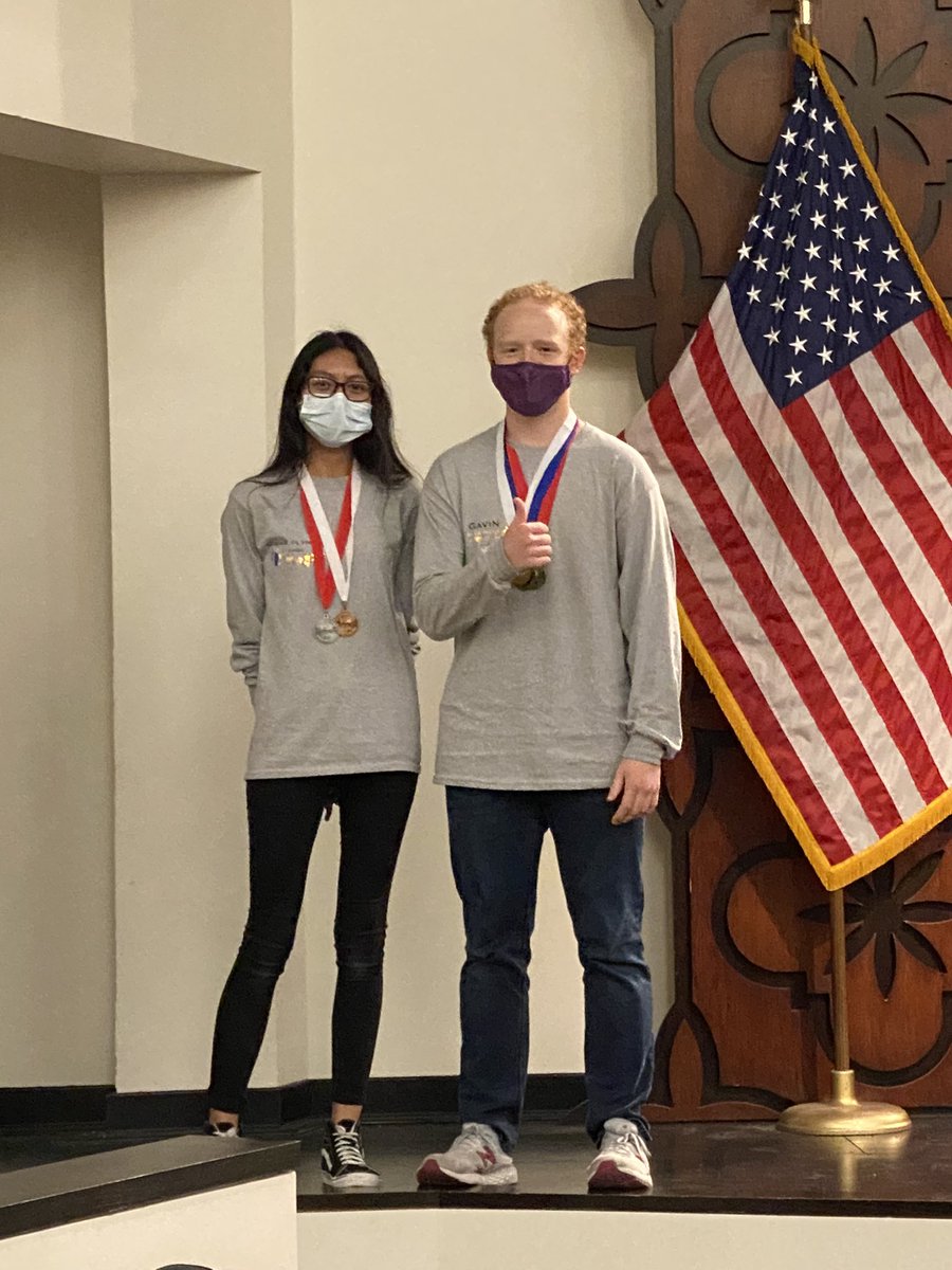 Congrats to Thida and Gavin for 🥉 in Wright Stuff! <a href="/HumbleISD_SCHS/">Summer Creek High</a>