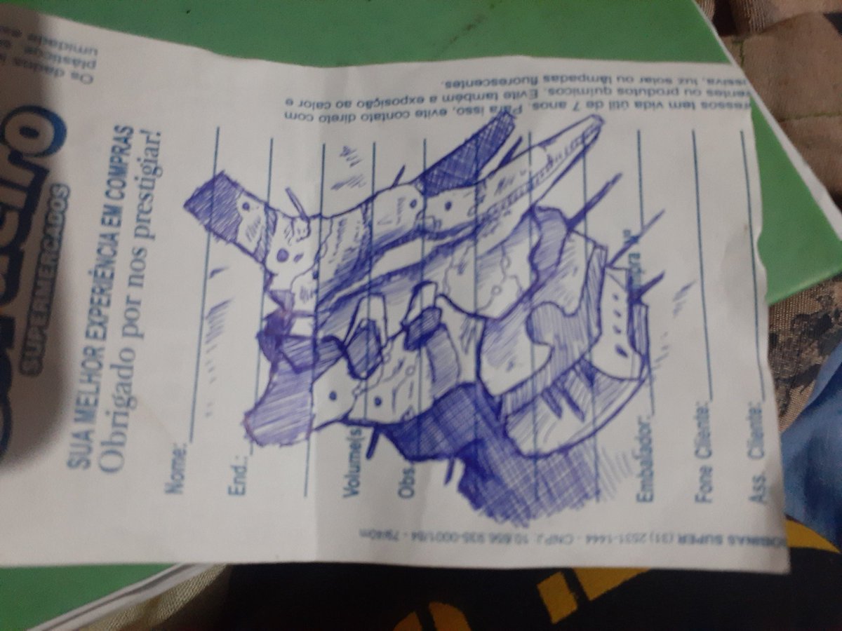 Okaebbi's tweet photo. "Evangelion"

Fiz nos meus 15 minutos de descanso no mercado que eu trabalho https://t.co/O3iTGnCWvL