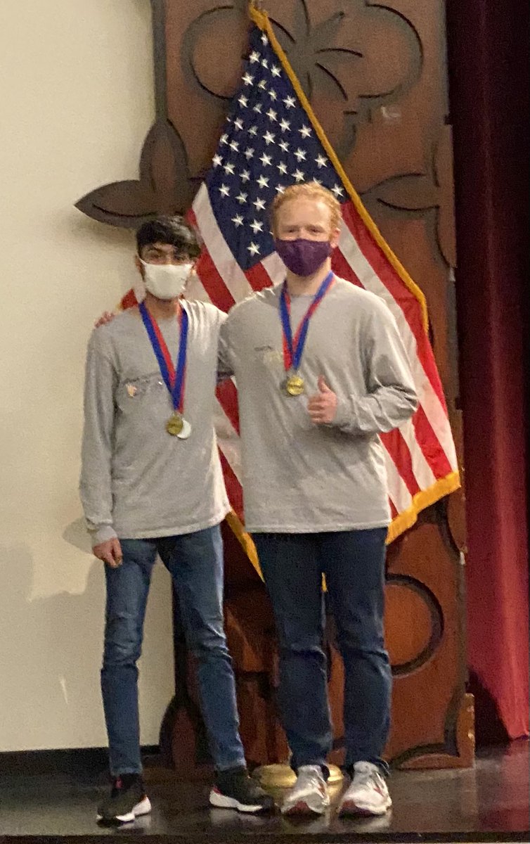 Congrats to Garv and Gavin on 🥇 in Ornithology! 🦢 <a href="/HumbleISD_SCHS/">Summer Creek High</a>