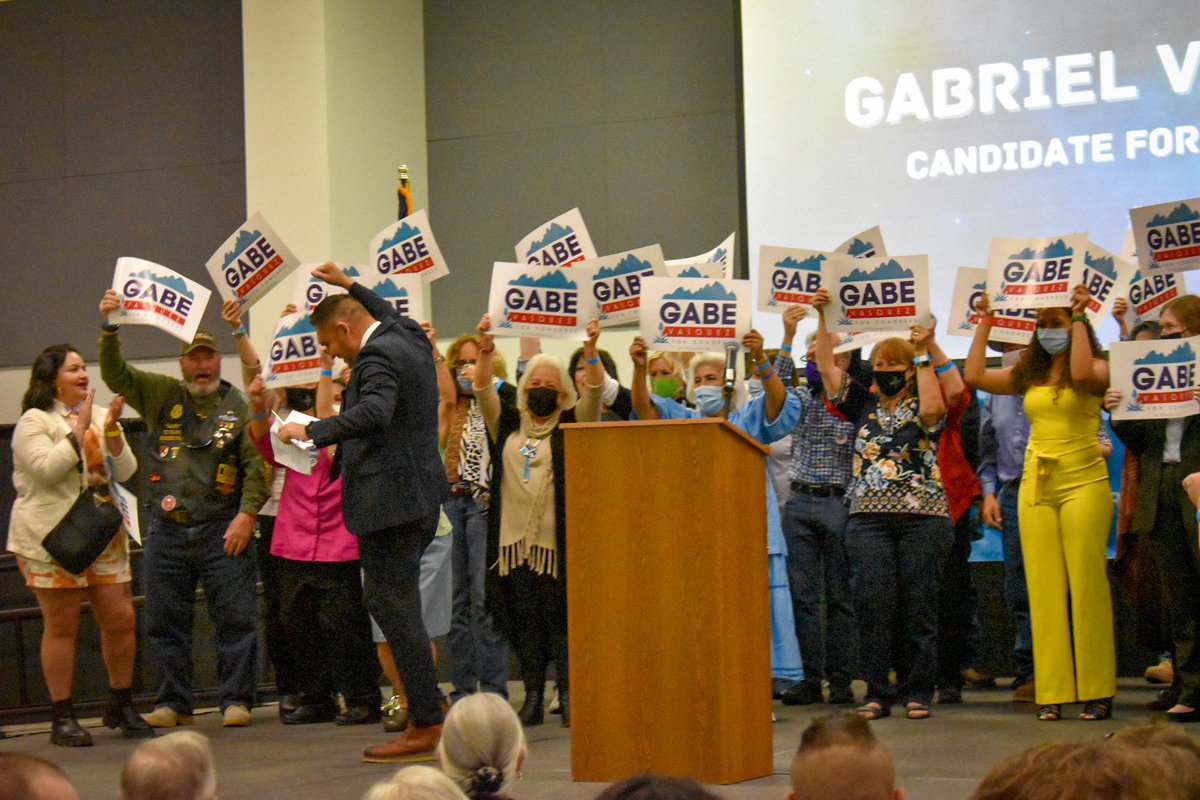 Gabe_NM's tweet photo. I am so thankful for everyone who has helped us get to this point - I never imagined myself running for Congress, but I am so damn grateful and so damn determined to win this seat for all of us. Weโre going to do this. This is for you, abuelo. #SiSePuede #NM02 https://t.co/mCfj3Ry6Xv
