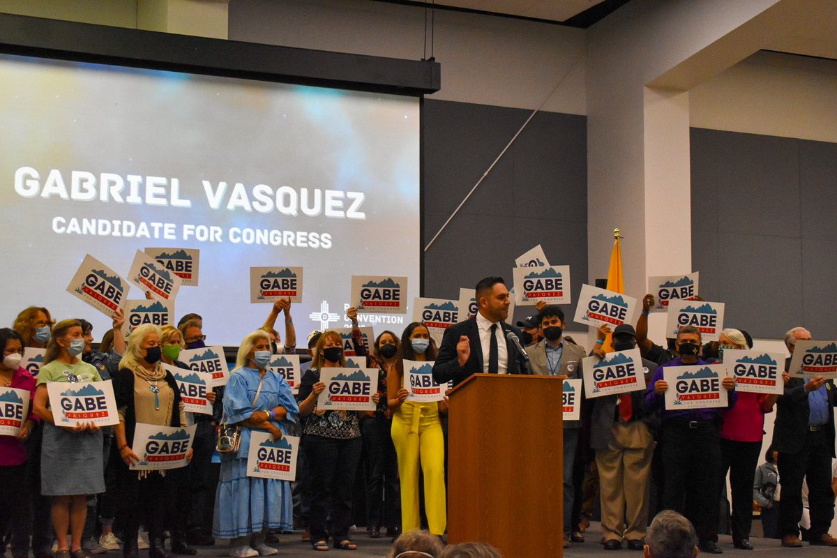 Gabe_NM's tweet photo. I am so thankful for everyone who has helped us get to this point - I never imagined myself running for Congress, but I am so damn grateful and so damn determined to win this seat for all of us. Weโre going to do this. This is for you, abuelo. #SiSePuede #NM02 https://t.co/mCfj3Ry6Xv