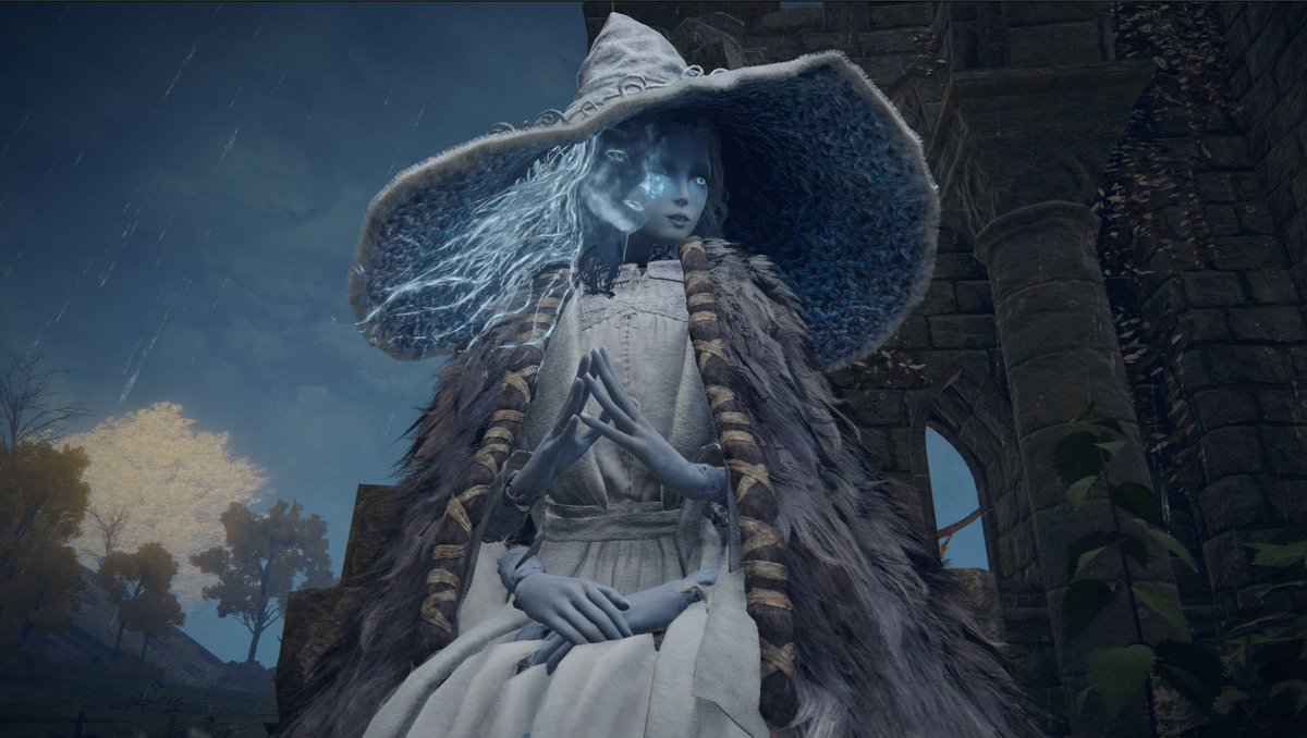 soulsborneotd's tweet photo. Soulsborne character of the day is Renna from Elden Ring! Requested by @hollifield57 and @Aegis_Patria https://t.co/lvTsHNgexr