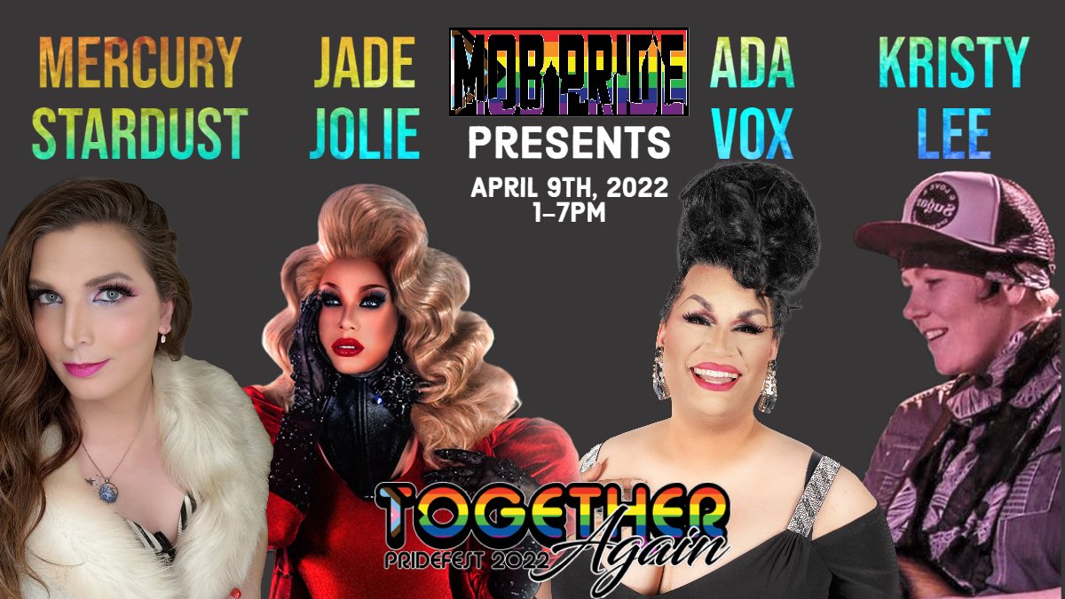 PrideOfMobile's tweet photo. Who are you most excited to see at Together Again: PrideFest 2022? https://t.co/PYy5qwANn1