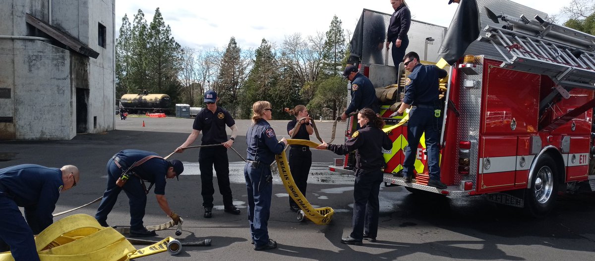 SuptRico's tweet photo. Kudos to Capt. Rickert, @SantaRosaFire @SantaRosaPolice &amp; all agencies at today's Women in Public Safety event for exposing our young women to careers in public safety. Now, let's see if I can convince them to give me a ride home in the 🚁 #RoselandFuerte 💪🏽 #JuntosAdelanteRPS https://t.co/E8QN6qR8K3