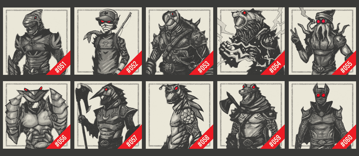 GM beautiful souls. New 10 TRE #051-#060 will be drop tonight around 9pm on <a href="/pentas_io/">Pentas | NFT Marketplace</a> . Here the teaser. Full version will be in color. See you guys tonight.😊✨ #NFTs #pentasian