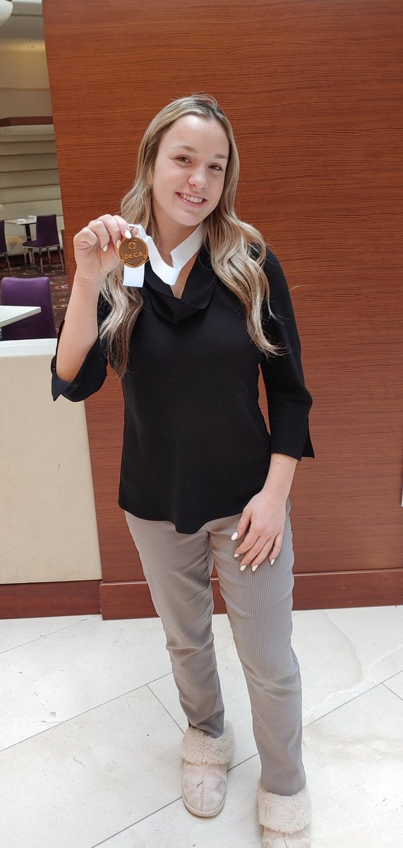 scott_waibel's tweet photo. Maya earns major props for earning a mini-award, placing 3rd for her Hospitality and Tourism Career Cluster Exam. Great job! #lisledeca #maximizeyourmomentum #proudadvisor #lisleonepride https://t.co/3lSE5dYyHj
