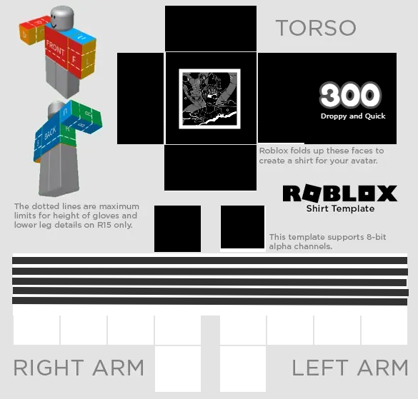droppydragon's tweet photo. I got warned for this: why, it's simply a shirt I made for a friend, there is nothing wrong with it and the template is not even inappropriate in any way
#FixRobloxModeration https://t.co/86K5itvYmU