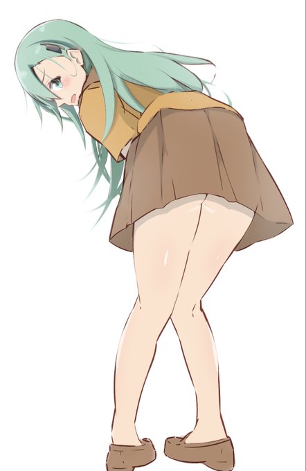 落書き鈴谷(ニーソ履き忘れ) 