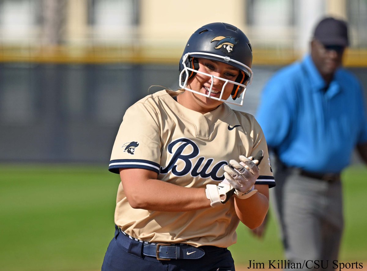 Nikon_Jim's tweet photo. HR smiles were numerous today as @CSUBucsSoftball takes both games from Mercer. @csusports @NikonUSA #NikonZ9 https://t.co/AtzVNxVbkb
