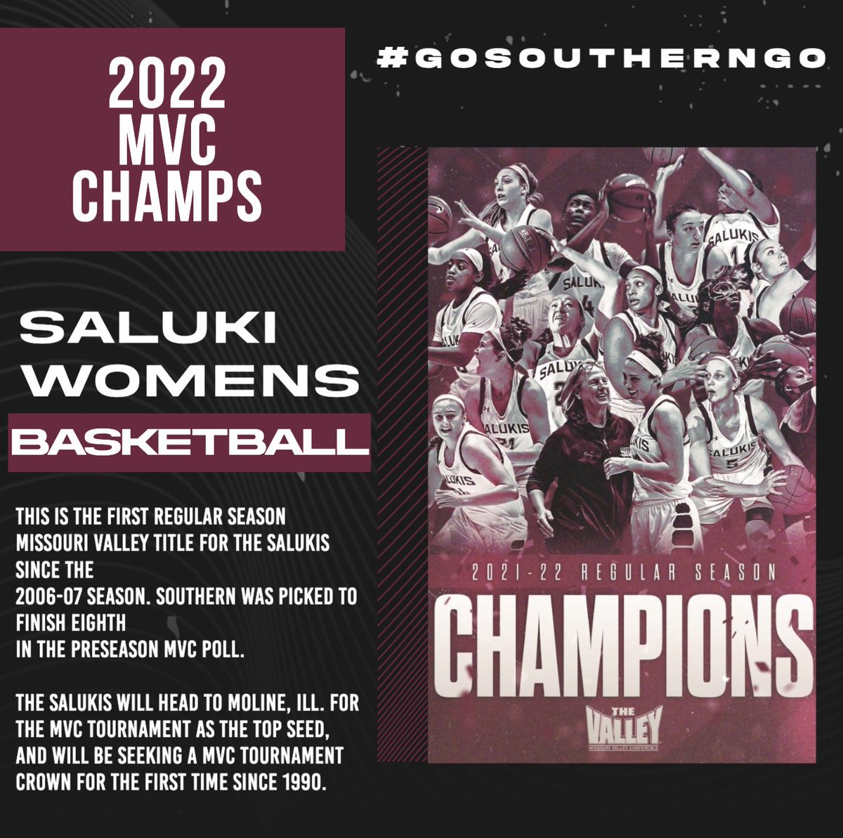 SIU_DawgPound's tweet image. Congratulations @SIU_WBasketball! DAWGS ON TOP!! 

@SIUSalukis @SIUC @SIUGetInvolved @SIUHousing @SIUFoundation @SIUChancellor @SIUCAdmissions @SIUStudentCen @SIUDeanStudents @SIUAlumni 
@Coachcstein