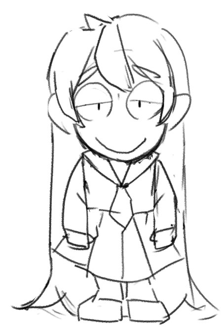 スペースでソフビの話があったので
クリーチャー的なのがいいなと思ったけども立体化するならうちの子のディフォルメの方が需要がまだありそうだな…と思いながら描いたのをば 