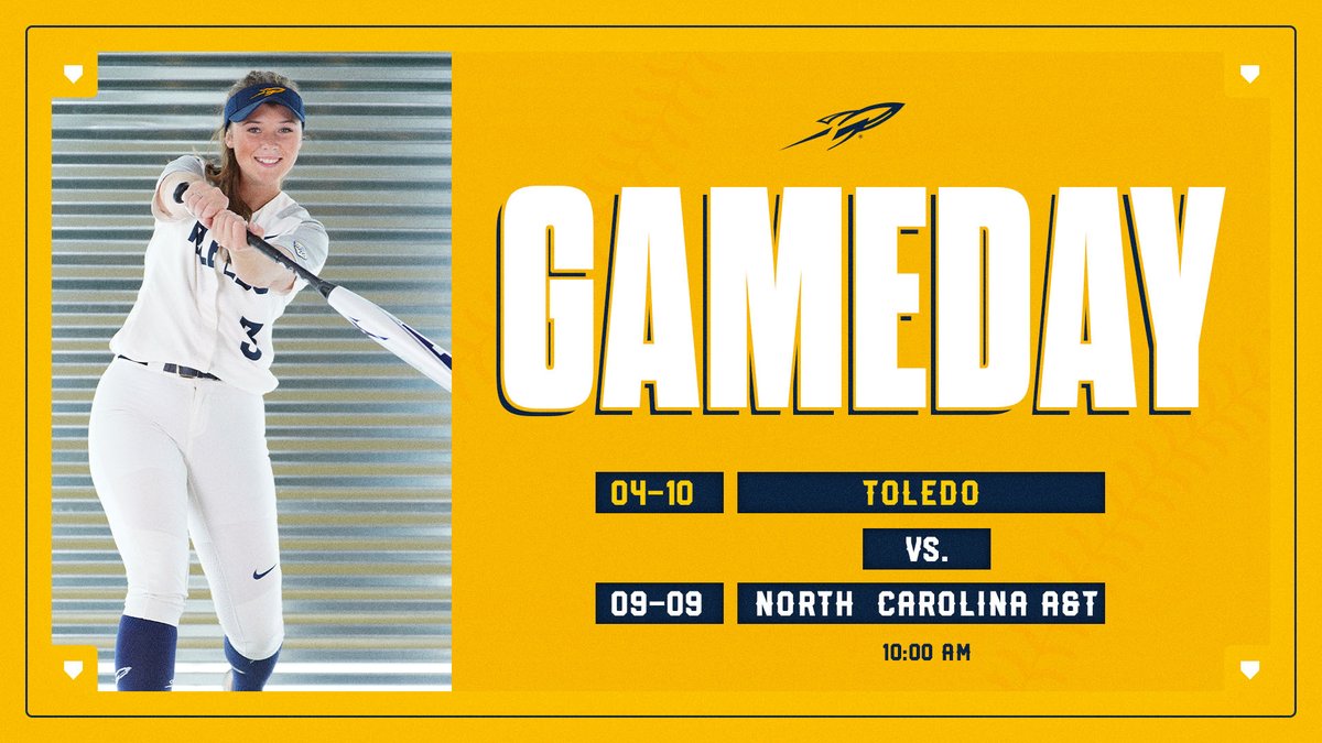 good morning everyone for our last GAMEDAY this weekend!!!

🆚 North Carolina A&amp;T | 10AM
📍 Auburn, Ala. 
🥎 Jane B. Moore Field 
📊 bit.ly/3pBoMZX

#GoRockets