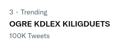 scribersquill's tweet photo. HAPPY 100K TWEETS!
In just less than three hours, we achieved Hundred-K tweets!

"sweethearts are on fire"

OGRE KDLEX KILIGDUETS
@alexailacad @kdestrada_ 
#KDLex https://t.co/NxbCfczSDU