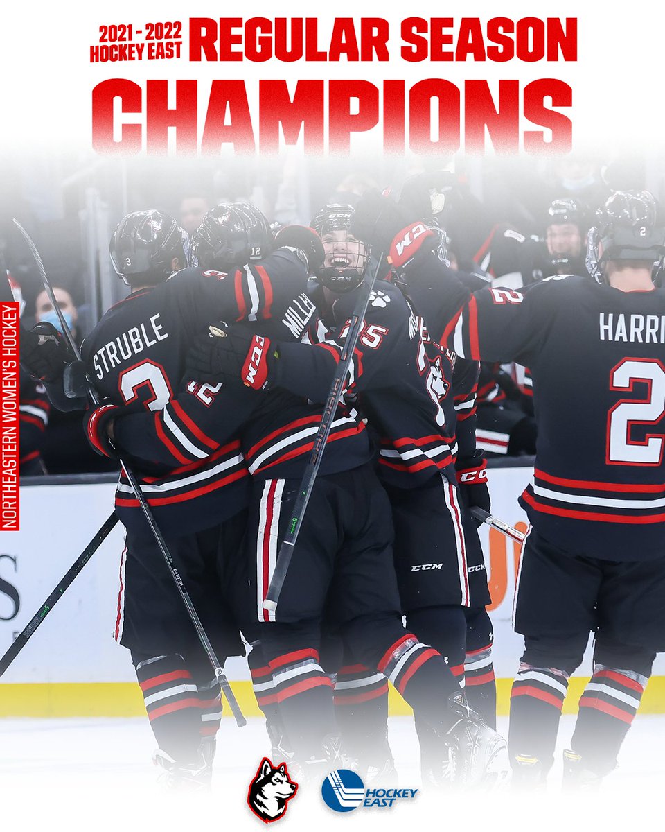 FOR THE FIRST TIME IN PROGRAM HISTORY.

YOUR. REGULAR SEASON. HOCKEY EAST CHAMPS.

#HowlinHuskies | #HockeyEast