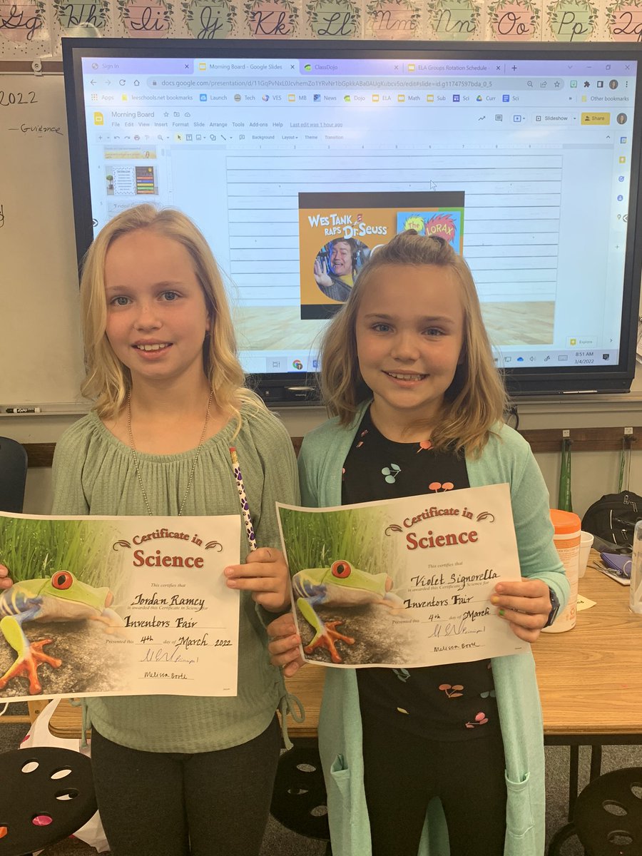GlynnMare's tweet photo. 3G Inventors #scienceclub #inventors @VillasElem https://t.co/QqNJCVTKgw