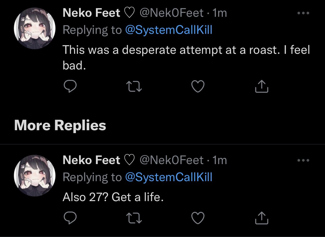 akeemodevil's tweet photo. LOL this egirl went private and blocked me after I told her she wasn't pretty and then she replied with this. I'm sorry you base your entire value on simps giving you attention https://t.co/hf7Hoa7dXU