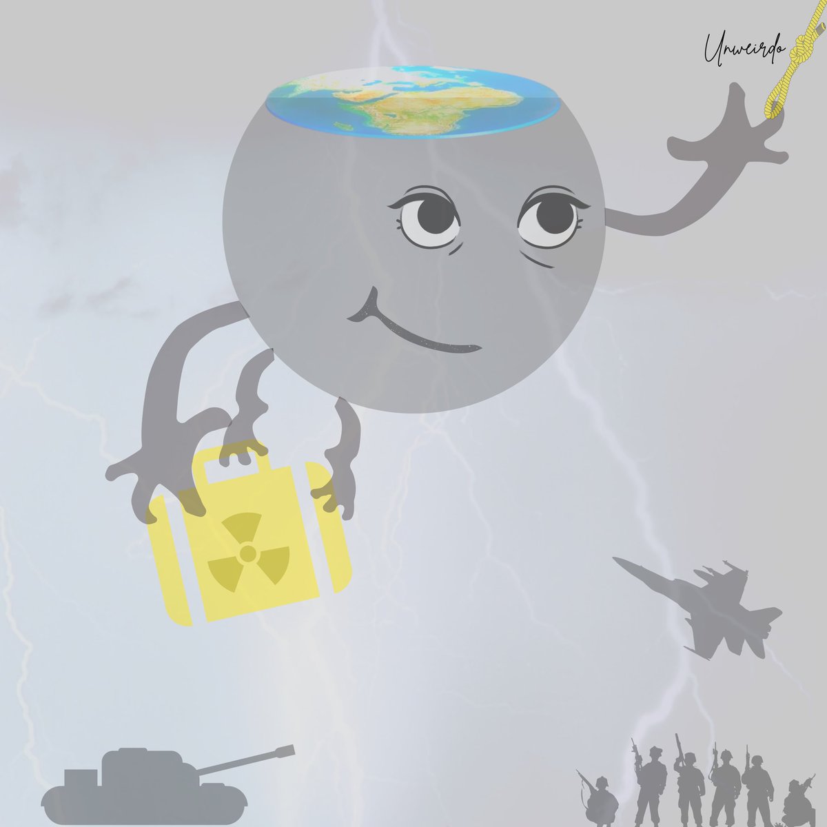 UnweirdoNFT's tweet photo. @squrtleee I told you aliens would save Ukraine and the world! Please check my #nft collection https://t.co/ByKRf72F1o