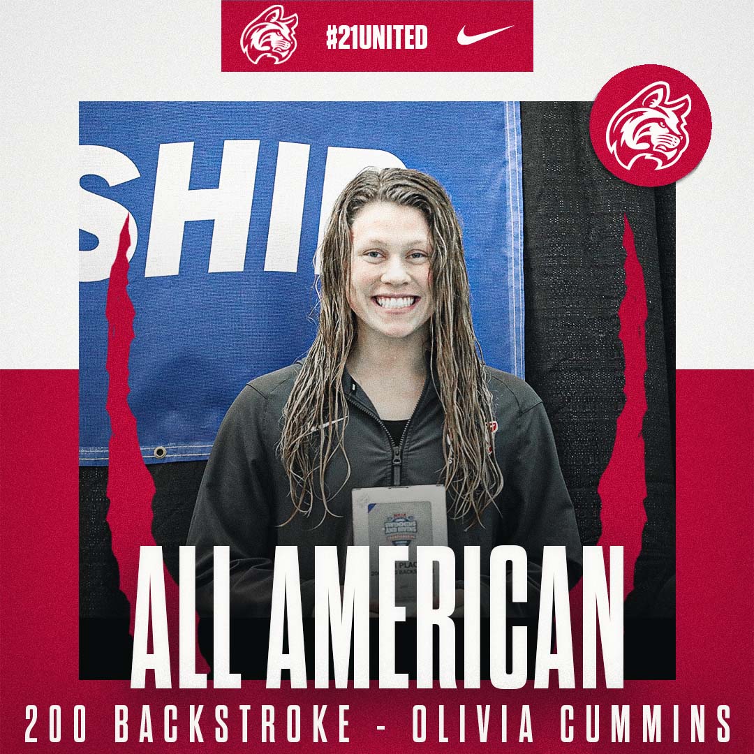 𝘼𝙇𝙇-𝘼𝙈𝙀𝙍𝙄𝘾𝘼𝙉

Olivia Cummins finished 5th in the 200 backstroke posting her second All-American nod!