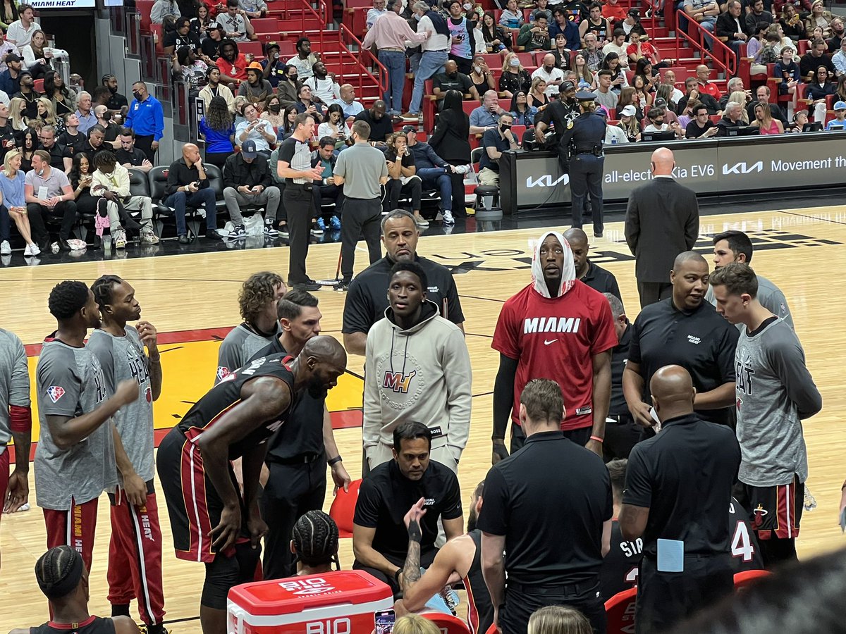 anara69's tweet photo. I know I know let’s get this win @MiamiHEAT @BamBam1A @ThisIsUD @JimmyButler https://t.co/UHSdomaO1Q