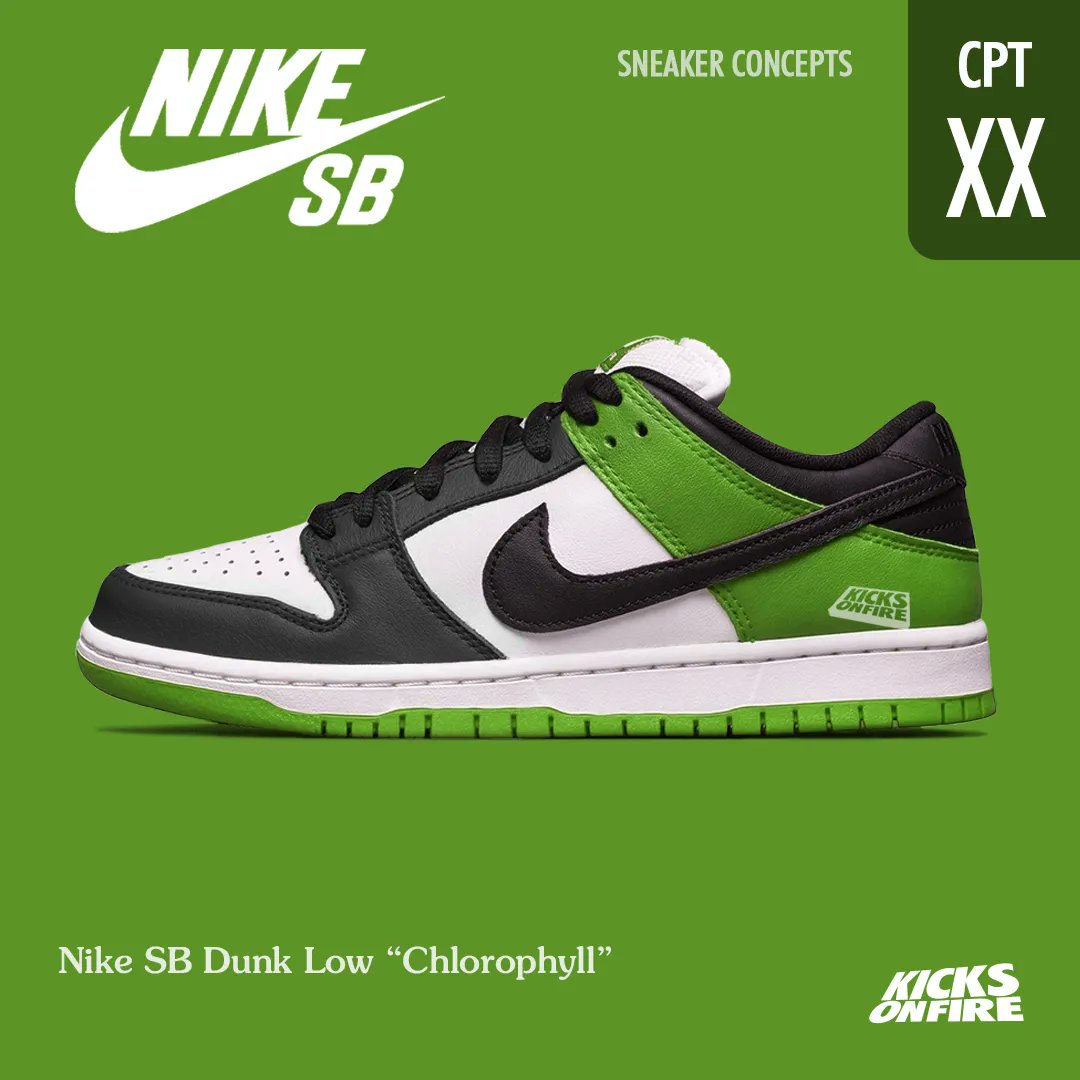 nike sb dunk low chlorophyll