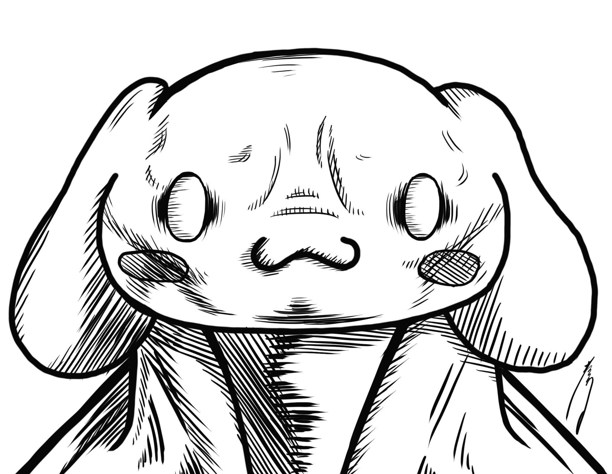 シナモンロール 作者 直筆 イラスト サイン