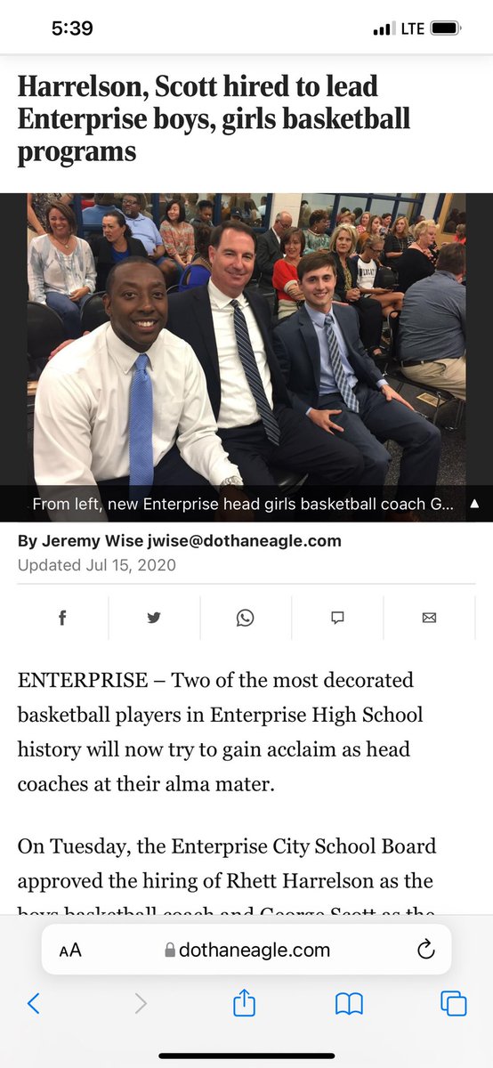 Rhett told me how EHS would win a State Championship in 5 years! Deal done! Delivered!

So proud of the CATS! This made my day! So proud!@WILDCAT__HOOPS <a href="/RAH_3_HOOPS/">Rhett Harrelson</a>