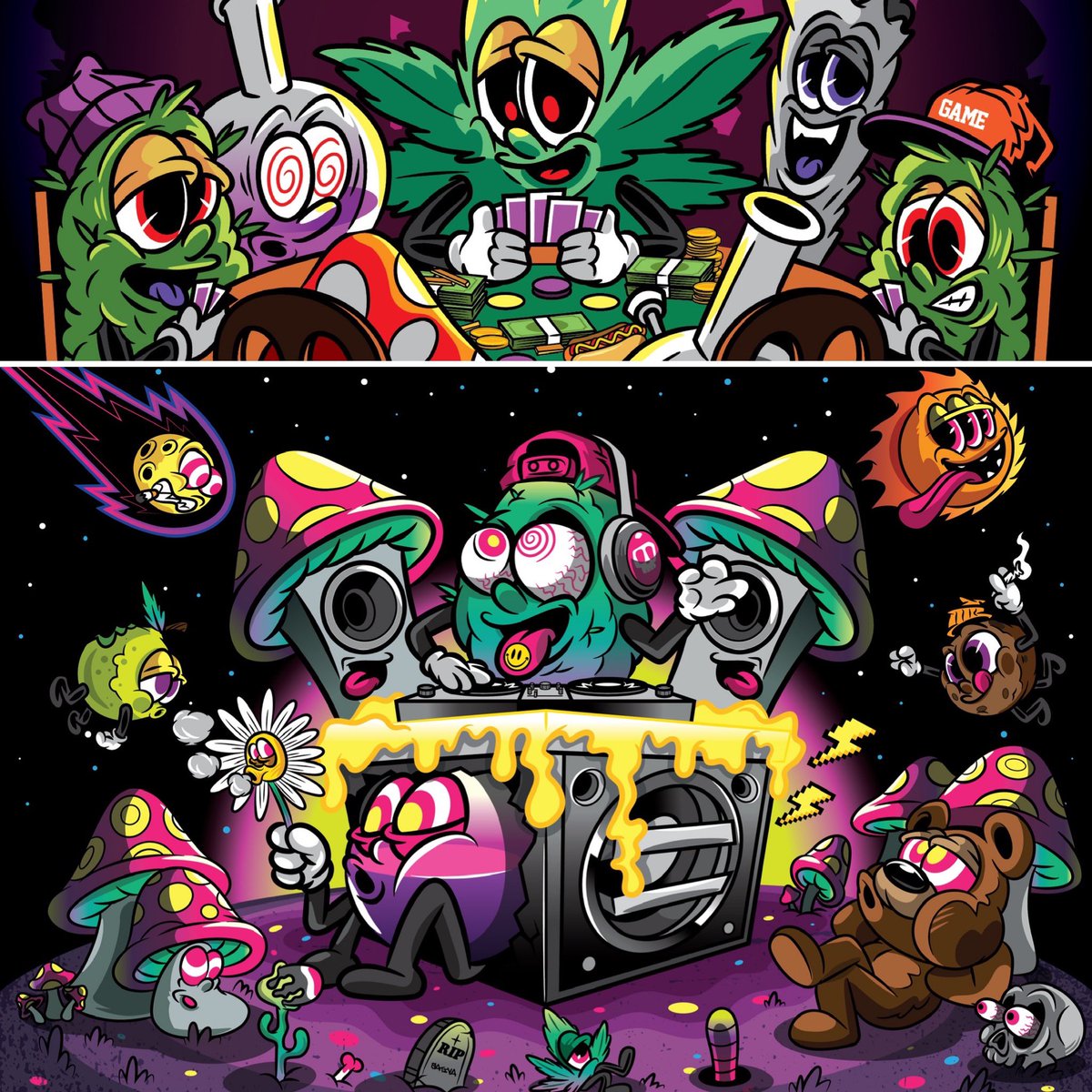 Weed Universe available <a href="/opensea/">OpenSea</a>

opensea.io/collection/wee…